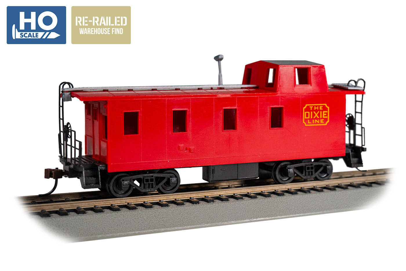 Offset Cupola Caboose - The Dixie Line